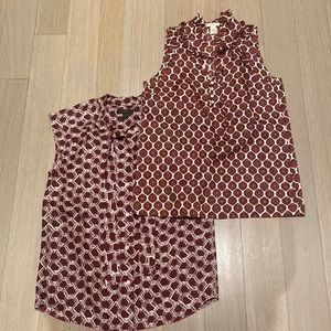 Set of 2 JCrew Blouses